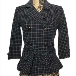 Guess double breasted belted jacket